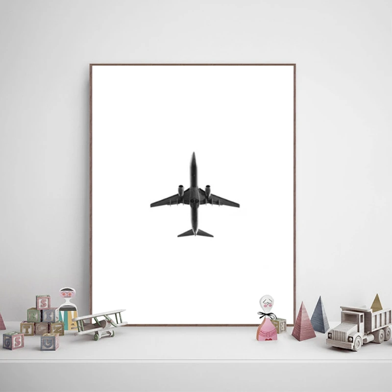 Plane Canvas Art Painting Home Decor
