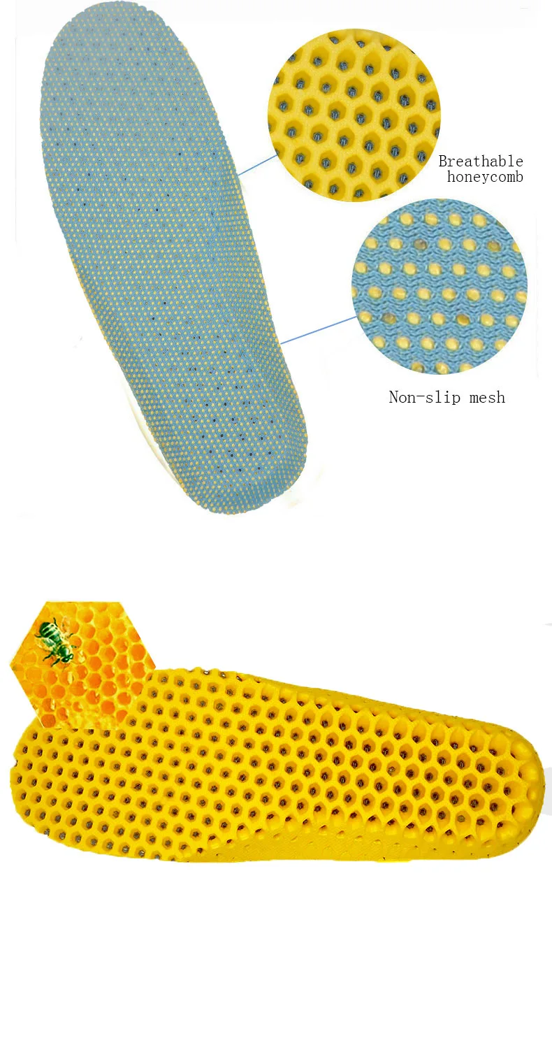 Stretch Breathable Deodorant Running Cushion Insoles For Shoes Sole Orthopedic Pad Memory Foam