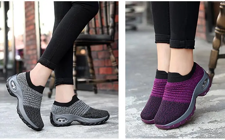 Ladies shoes flats new fashion breathable mesh sneakers women shoes slip-on comfortable sports casual shoes woman flats