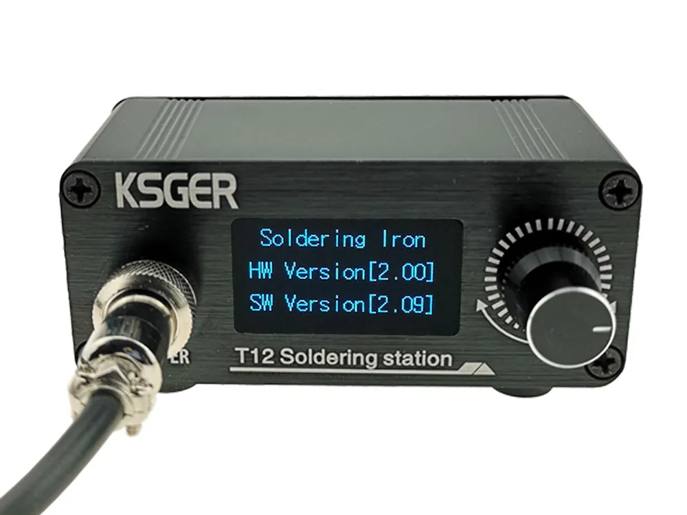 KSGER T12 Soldering Station STM32 Digital Controller Aluminum Alloy Case 907