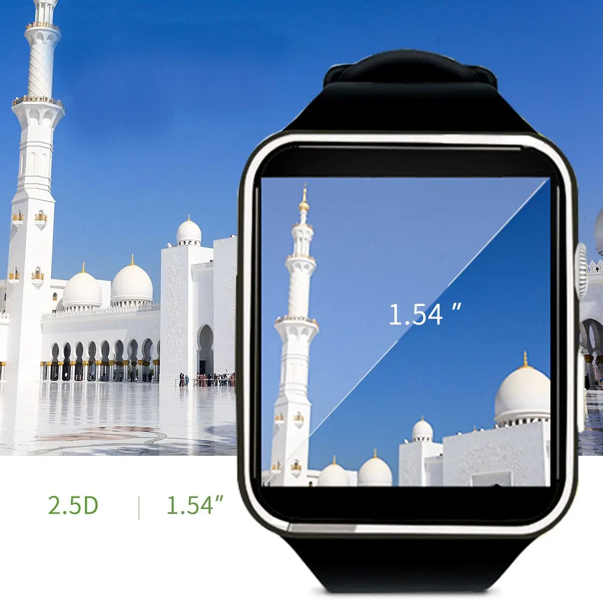 Мусульманские Смарт-часы+ таймер Azan светящиеся наручные часы мужские/женские для мусульманского смартфона часы Лучший подарок HD камера сна