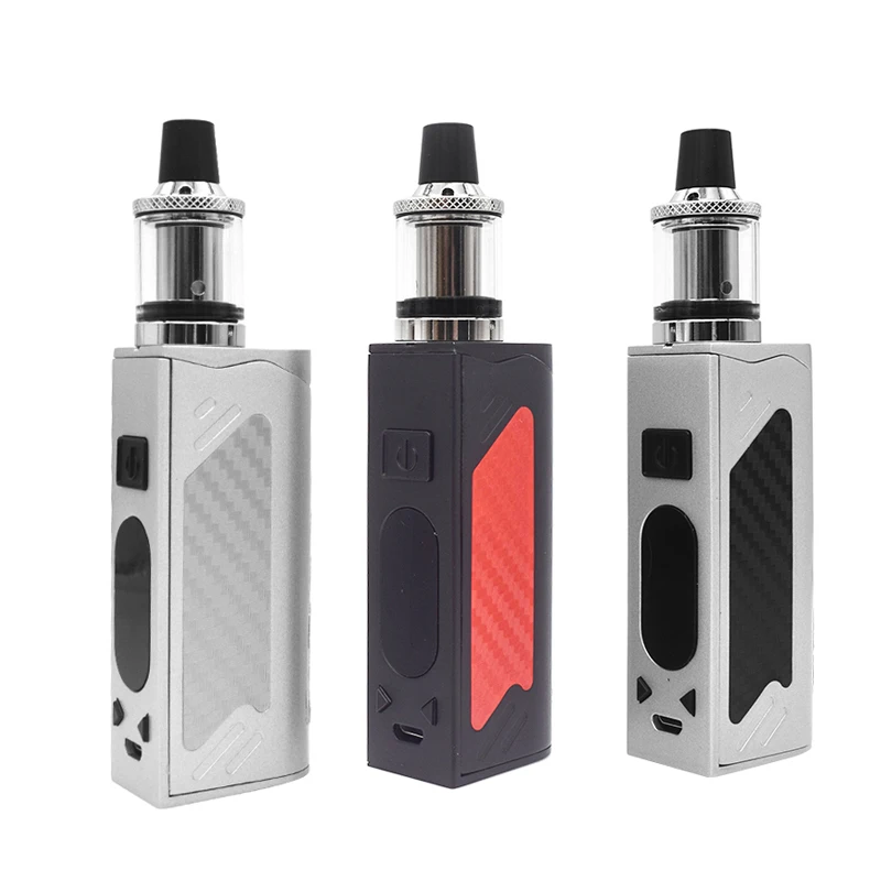 

10PCS/lot Orignal 100W box mod electronic cigarette kit LED Screen 2200mah battery 0.3ohm tank 3.5ml Vapor e-cigarette kit