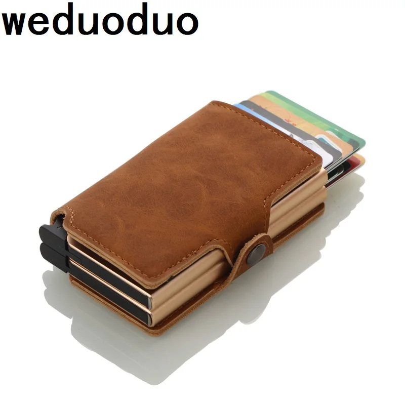 Weduoduo 2019 мужской и женский бизнес держатель для кредитных карт металлическая