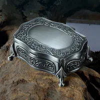 OGRM Metal Crafts LOTR Arwen Evenstar Necklace Pendant Earing Casket Jewelry Box Tin Alloy Collection Ring Box Best Gifts 2