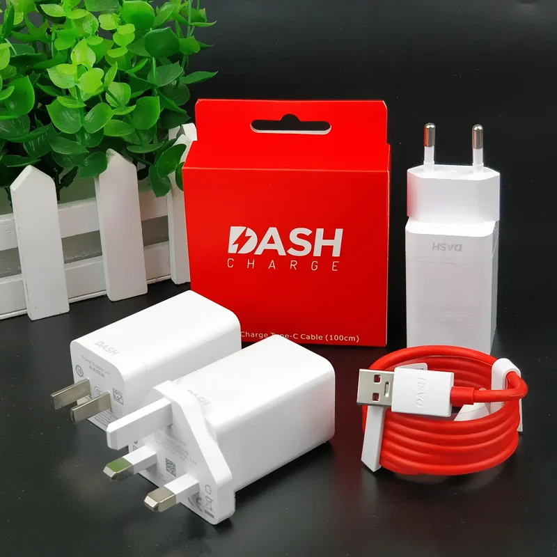 Оригинальное зарядное устройство ONEPLUS 5T Dash 6 5 3t 3 EU/US/UK phone 5 V/4A usb настенный адаптер для путешествий и USb 3,1 type C кабель для быстрой зарядки