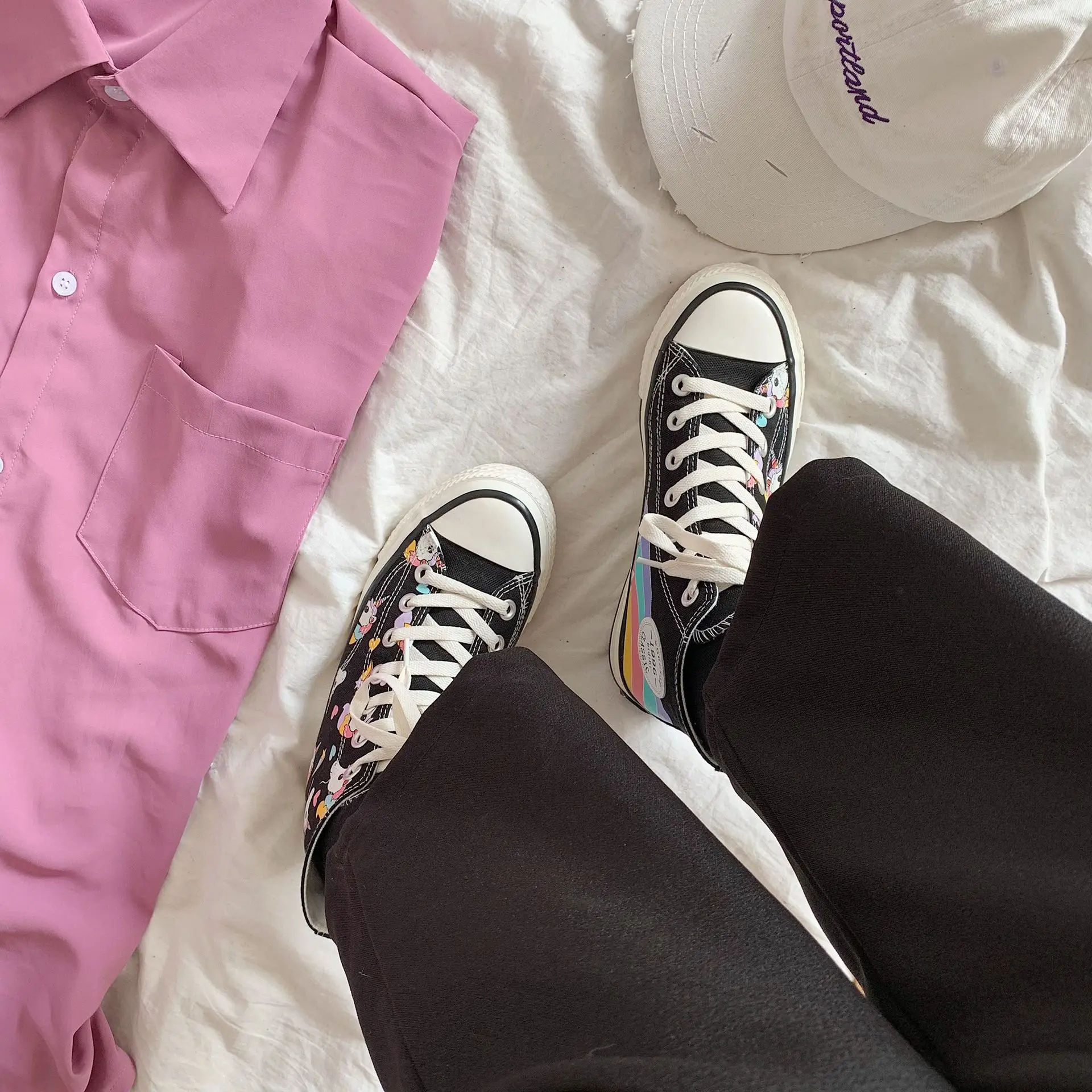 High Top Unicorn Sneakers For Girls -Unicorn Fashion HTB1ur7bO4TpK1RjSZR0q6zEwXXat