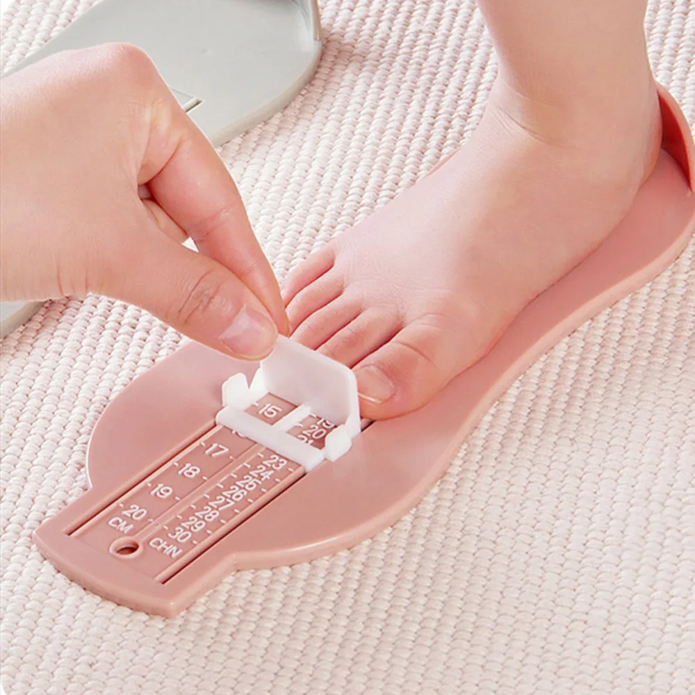0-20cm Kids Foot Measure Ruler Board Plastic Baby Shoes Size Foot Length Tracking Measuring Ruler Gauge Straightedge Board Tool