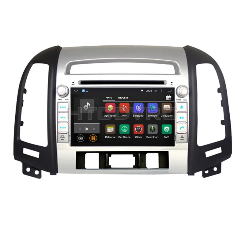 Cheap YMODVHT 7inch 4G Octa Core Android 9.0 7.1 Car DVD GPS for Hyundai Santa FE 2006 2007 2008 2009 2010 2011 2012 Auto RDS Radio 1