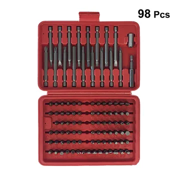 

98pcs Torx Star Hex Cross Slotted Screwdriver Bit Set Tool Kit Repair Tools Multi-Functional Combination Car Repair Tool Set Kit