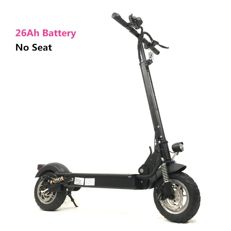 Электрический скутер для взрослых с сиденьем, 48 В, 1200 Вт, складное большое колесо, Электрический велосипед - Цвет: 26AH NO Seat