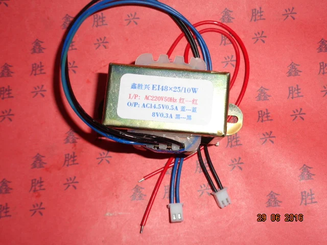 14 5 V 0.5A 8V 0.3A трансформатор 220V вход 10VA EI48 * 25 электрический экран Мультимедиа