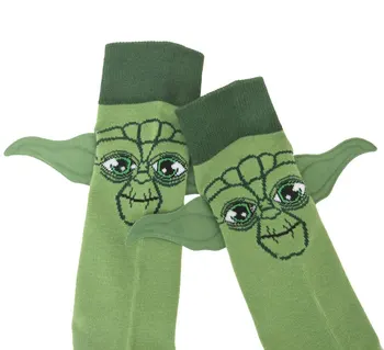 

Action Toy Figures Star Wars Last Jedi Master Yoda Socks Street Cosplay Plush Comics Women Men The Force Awakens Socks