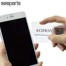 50 шт./партия, пластиковая карта, открывающийся скребок, инструмент для iPad, планшета для iPhone, мобильного телефона, клееный экран, удобный ремонт, разборка