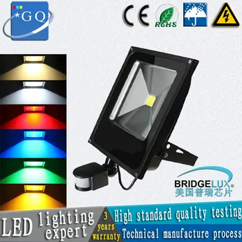

30PCS/LOT 10W 20W 30W 50W 85-265V 110v 220v240v LED flood light PIR Motion sensor Induction