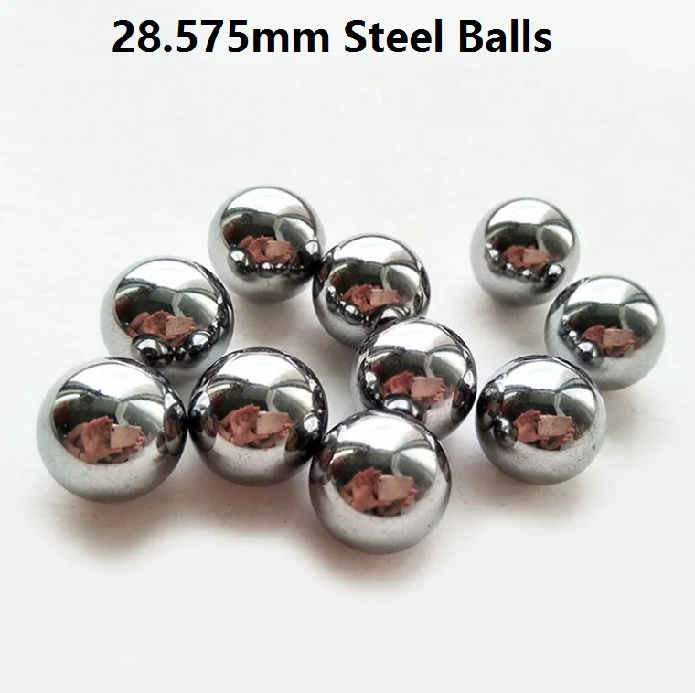 

1kg/lot ( 10pcs ) Dia 28.575mm 1 1/8'' inch steel balls Diameter 28.575 mm Bearing balls Precision G10 Free Shipping