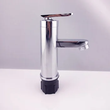 

Single Handle Bathroom Basin Sink Hot And Cold Water Mix Faucets