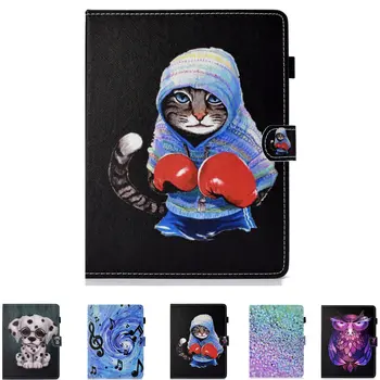 

Cartoon Printed Universal Cover for Alcatel ONE TOUCH ONETOUCH 1T 7/Pixi 4 7.0/Pixi 3 7.0 7 Inch Tablet PU Leather Case +Stylus