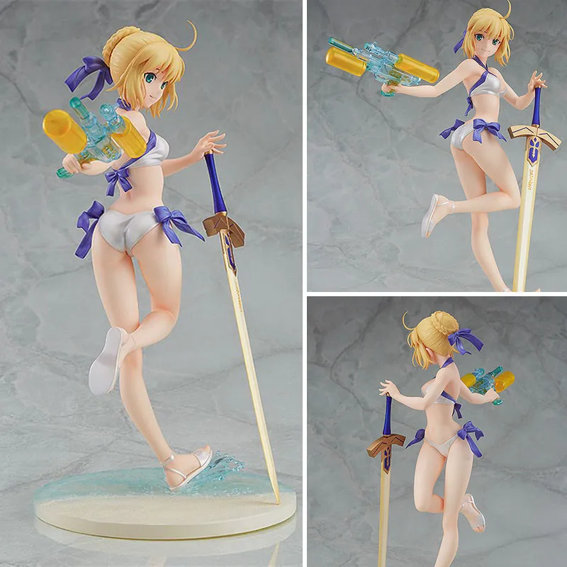 

Anime figure Fate/EXTRA Stay Night Saber Bikini Wave ver. PVC action figure collection model toy