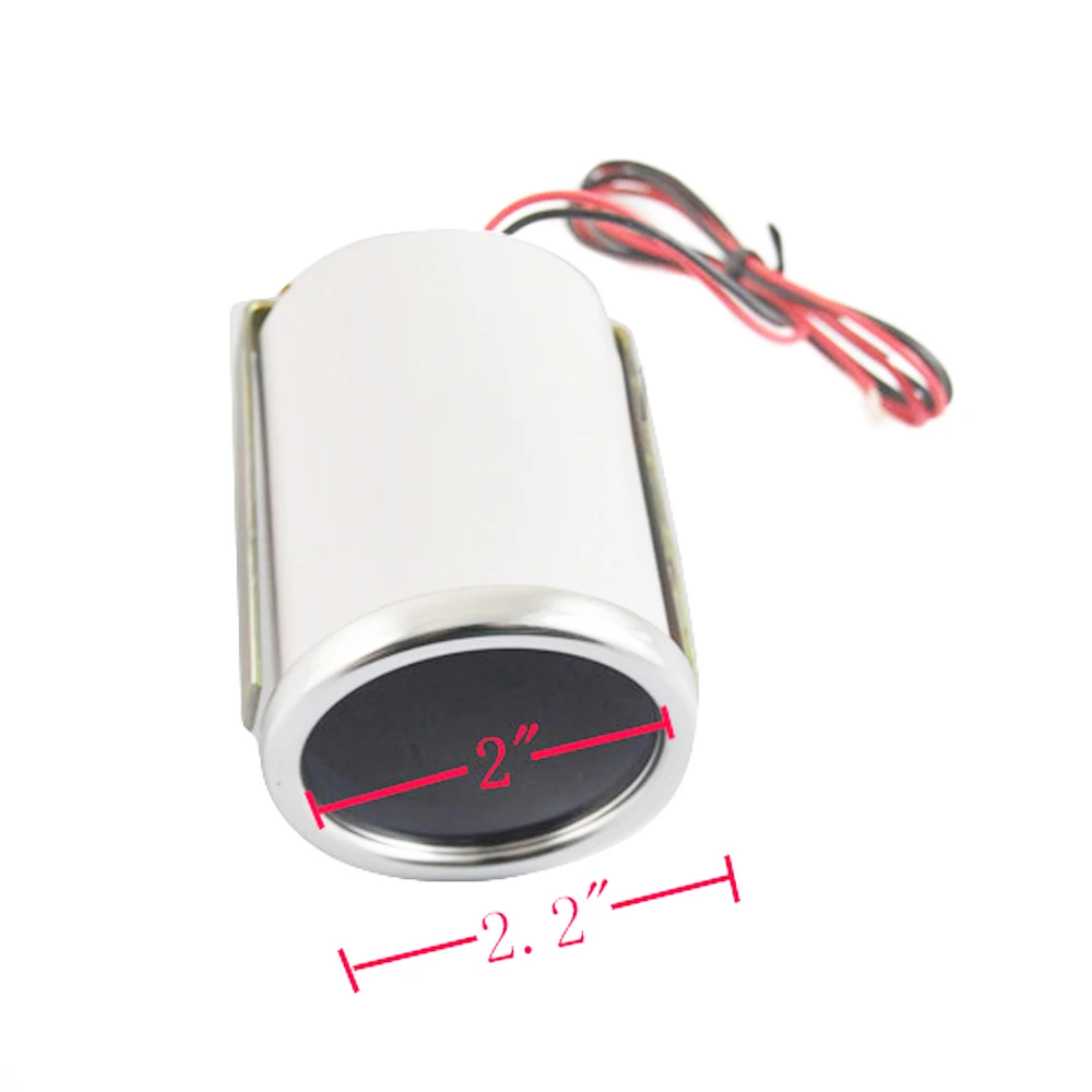 Pod Holder 2" 52mm Car Smoke Len LED Tacho Tachometer Gauge Meter Dial 