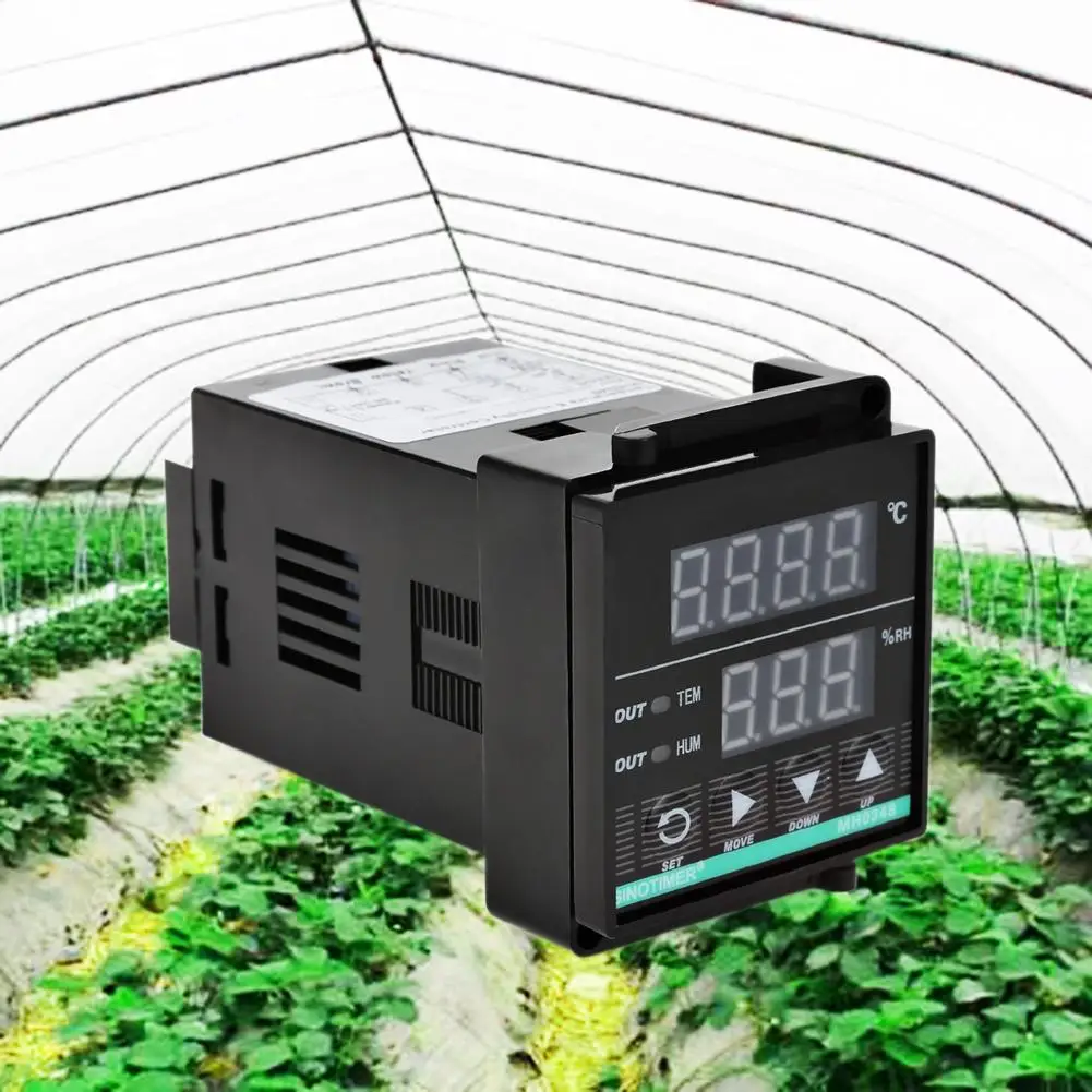 48*48mm Intelligent Temperature Humidity Controller Instrument For