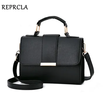 REPRCLA 2020 Summer Fashion Women Bag Leather Handbags PU Shoulder Bag Small Flap Crossbody Bags for Women Messenger Bags 2018 new products women bag split leather fashion smile bag shoulder bags messenger bags woman handbags trapeze bags