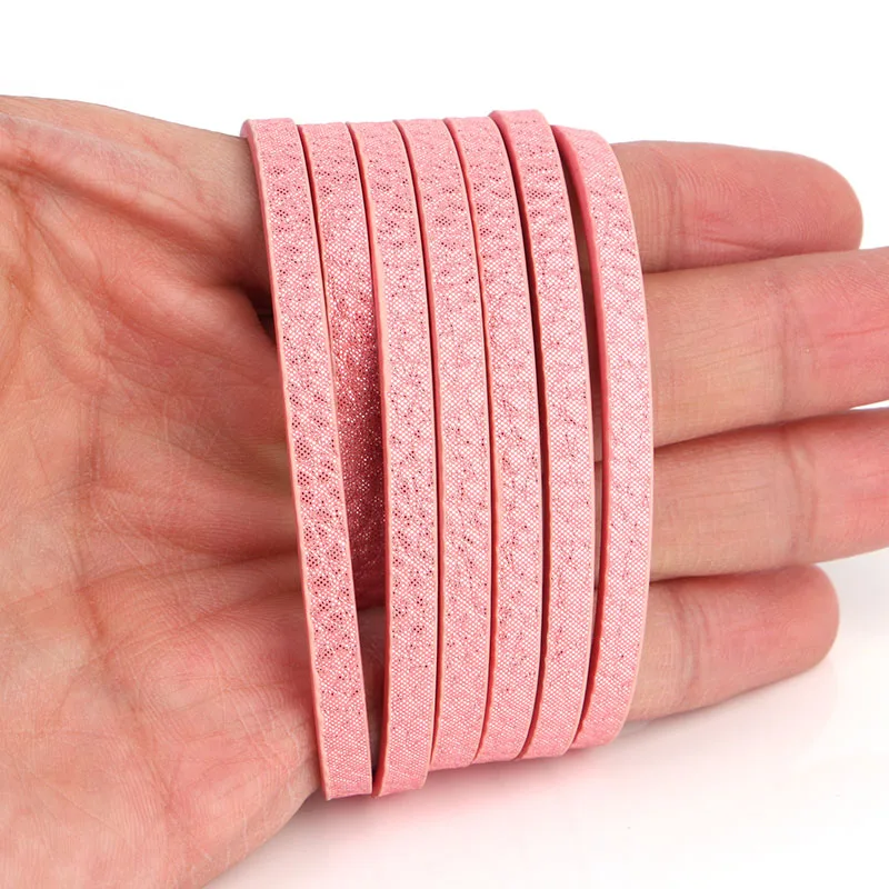 Шнур и веревка из ПУ кожи 10 цветов 5 мм|materials for bracelets|leather cordpu leather cord |