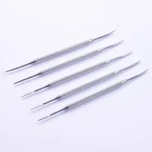 Двусторонний педикюрный файл атласный край кусачки для удаления вросшего ноготя Лифтер Onychomycosis из нержавеющей стали Paronychia инструмент для очистки ногтей