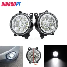 2 pz/set Car styling paraurti anteriore HA CONDOTTO Le Luci fendinebbia Alogena lampade Per Mitsubishi Pajero Sport/Montero Sport/Nativa /Prajero Dakar