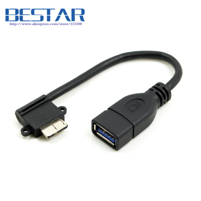 (100 шт./лот) левоугольный 90 градусов Micro USB 3 0 10pin OTG Хост флэш диск кабель для IBM Thinkpad