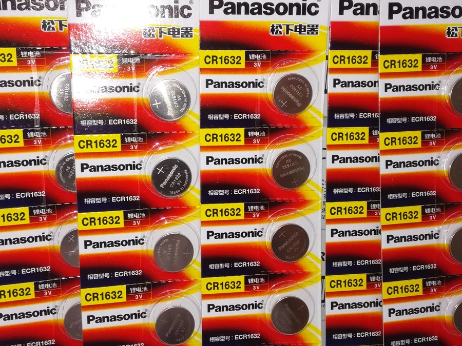 25 шт./лот аккумулятор для Panasonic CR1632 кнопки сотового монета 3 в часы дистанционное управление ключи автомобиля DL1632 ECR1632 батареи