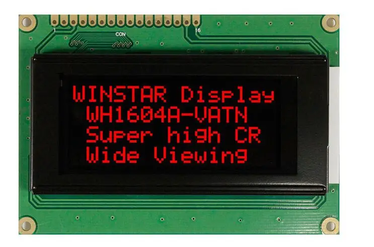 red lcd display free sample