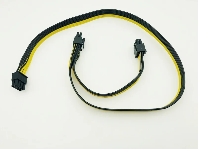 8Pin to 8Pin(6+2) Video Card Power Supply Cable Dual Port Connector 8p to 8p Cable 18AWG Wire Adapter for PC Computer BTC Mining