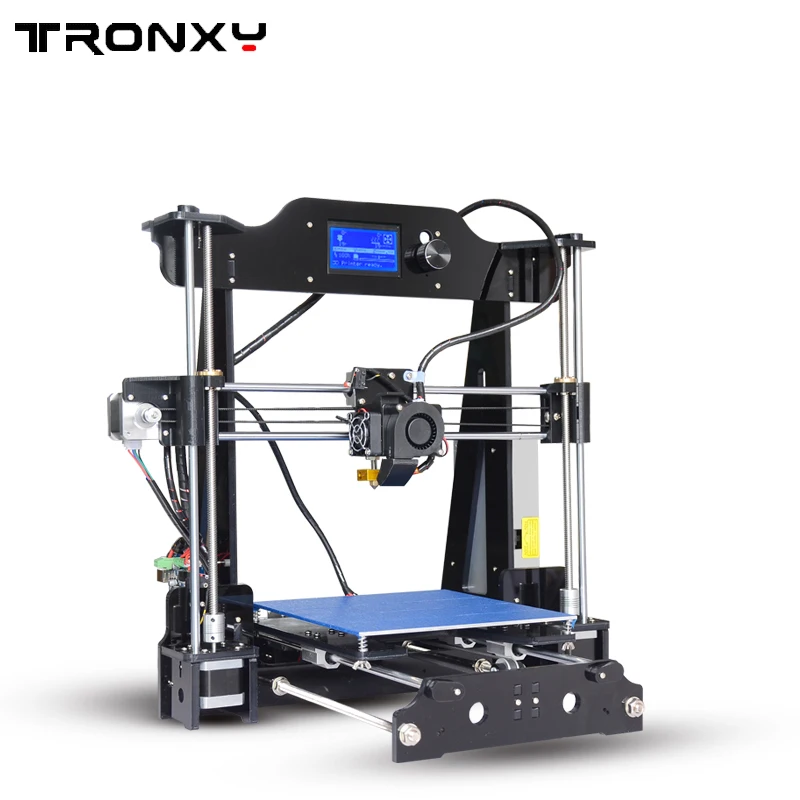 كبير حجم 220*220*240 مللي متر جودة عالية الدقة 3d طابعة DIY كيت مع PLA خيوط 8 GB SD بطاقة و LCD لحرية