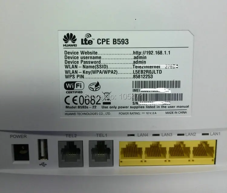 HUAWEI B593 4G wifi роутер разблокированный 4G 150 Мбит/с LTE CPE беспроводной шлюз B593s-22