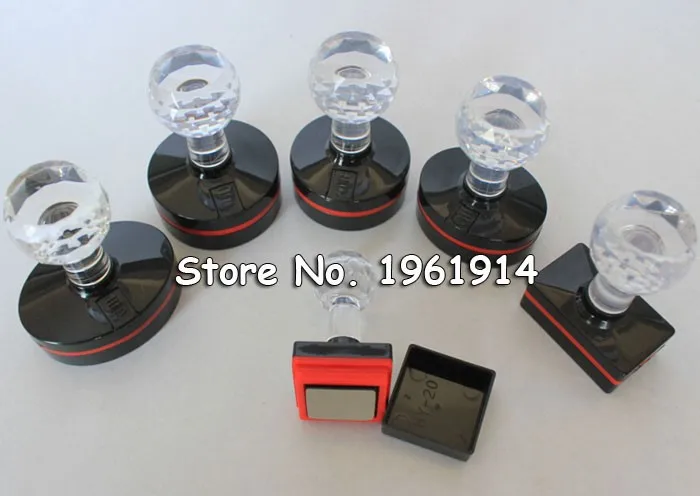 

Wholesale stamp 5 pcs high quality stamp materials Rectangular stamp shell Photosensitive material flash stamp 25*50mm
