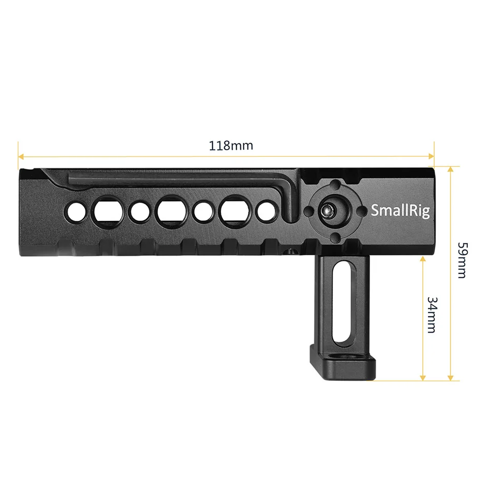 SmallRig DSLR Стабилизатор ручка для камеры с креплением для холодного башмака Arri отверстия для видео ручной съемки 1984
