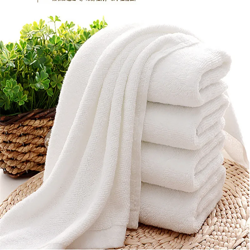 FullLove 3PS/Lot 32*72cm White Hotel Towels Cotton Face Towel Soft