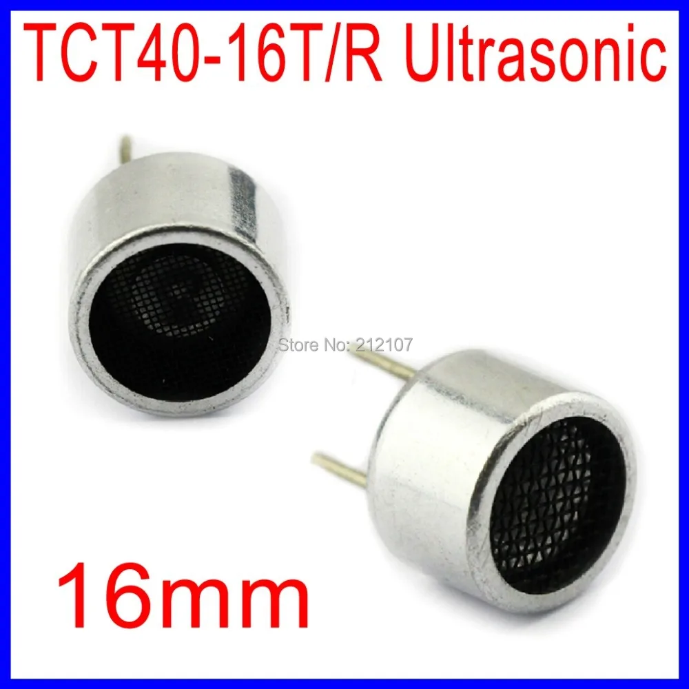Air Ultrasonic Ceramic Transducer TCT40 16T/R Sensor Diameter 16mm ( receiver +transmitter)in