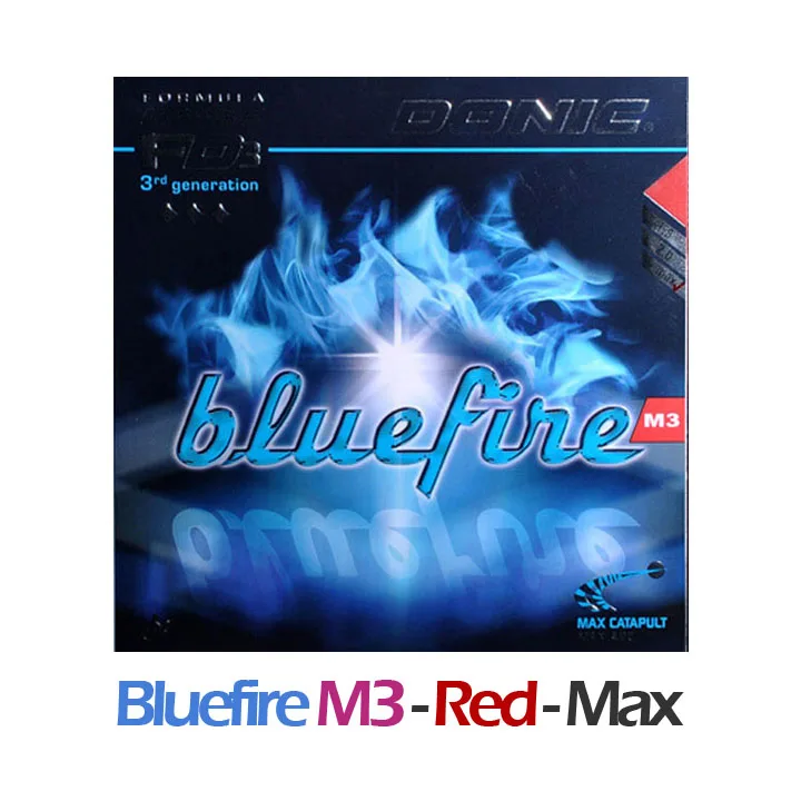 Donic Original Blue fire M1/M2/M3 синяя губка для настольного тенниса, резиновые, сильные прыщи для пинг-понга - Цвет: M3 Red