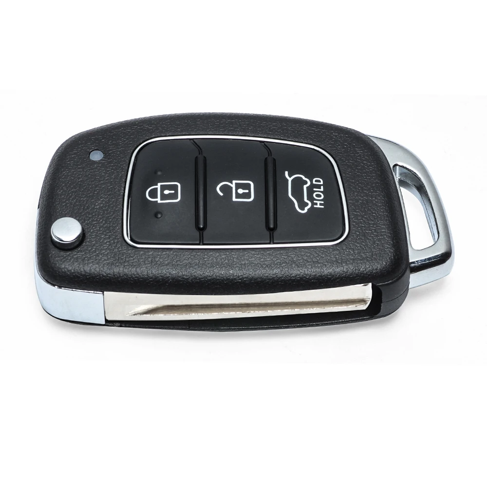 KEYECU складной дистанционный ключ 3 кнопки 433 МГц ID46 чип Fob для Hyundai Accent 2014 2016|for hyundai