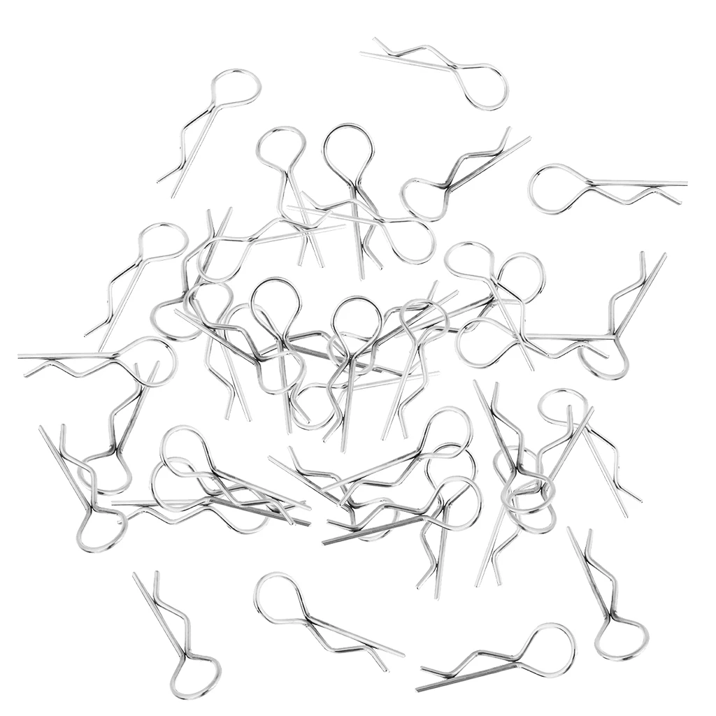 50 шт. зажимы для тела из нержавеющей стали R шпильки гонки redcat HPI HSP 1/10 1/12 1/8 RC