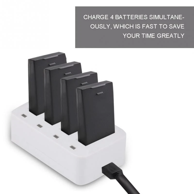 Carregador de bateria usb 4 in1 multi