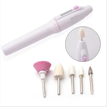 Art Salon Manicure Pen Tool 5bits/Set Polish Feet Care Product Nail Tools Professional Electric Manicure Nail Art File Drill