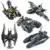 Set Avengers tour Quinjet gobelet Batboat Batman DC blocs