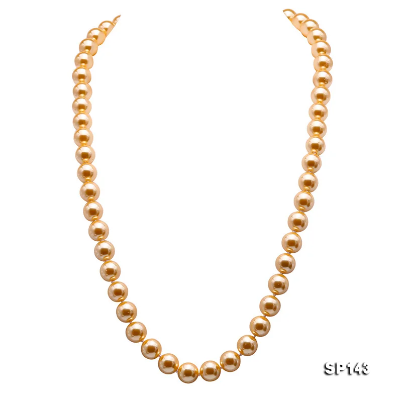 JYX длинное жемчужное ожерелье 12 мм Круглый Южный жемчуг морской ракушки для женщин белый кофе золотой серый черный жемчужное ожерелье 2" 328 распродажа