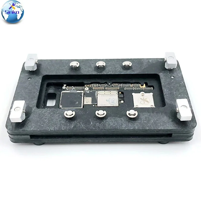 

MJ S12 Phone Motherboard PCB Locking Jig Platform For IPhone X XS MAX Logic Board BGA Repair Soldering Platform