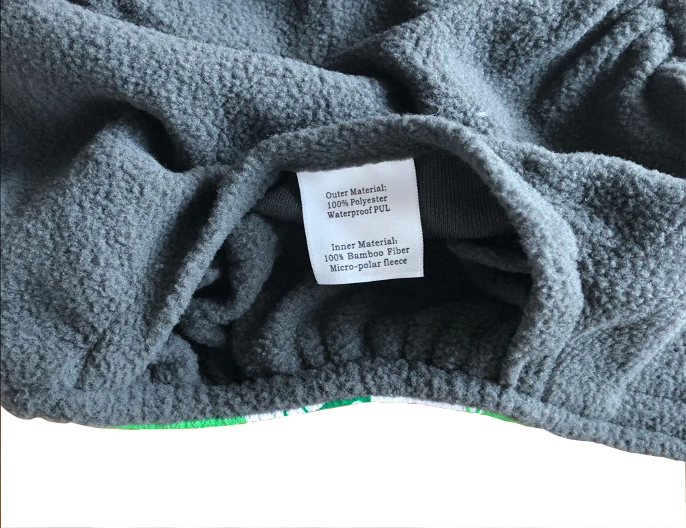 charcoal diaper label