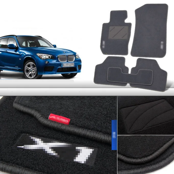 5pcs Premium Auto Fabric Nylon Anti slip Floor Mats Carpet For BMW X1