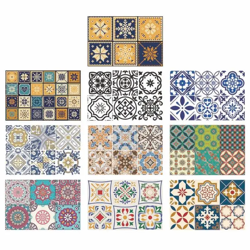 

Thick PVC 3D Self-adhesive DIY Waterproof Wall Sticker Kitchen Floor Decal for Home Wall Kitchen Stickers Household Decorations
