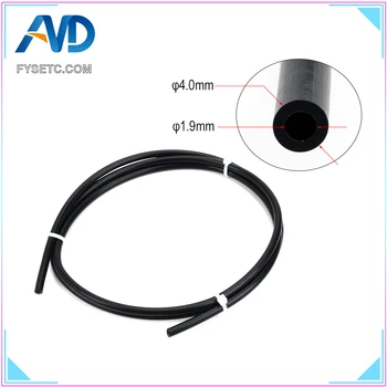

5 Meter Black PTFE Tube Teflonto TL-Feeder Rostock Bowden Extruder 1.75mm Fila ID 1.9mm OD 4mm Cloned Capricornus Tube